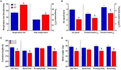 Late-Gestation in utero Heat Stress Limits Dairy Heifer Early-Life Growth and Organ Development
